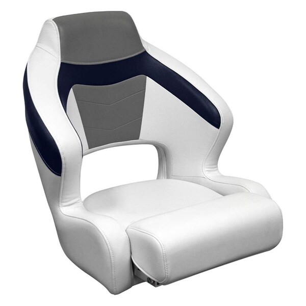 Kd Baja XL Bucket Seat - Brite White, Marble Grey & Midnight Navy KD2688028 - main